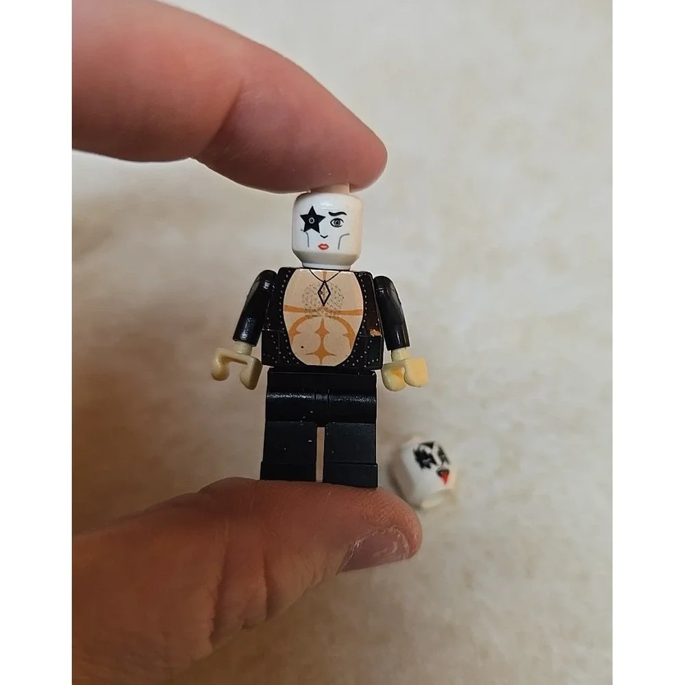 Lego Citizen Brick One Man Band KISS Metal Rock Band Modified Custom Minifigure